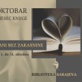 Oktobar, mjesec knjige – Dani bez zakasnine
